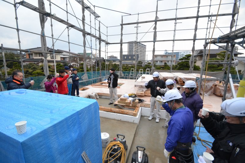 「久留米市西町01」注文住宅現場リポート⑤【上棟式】