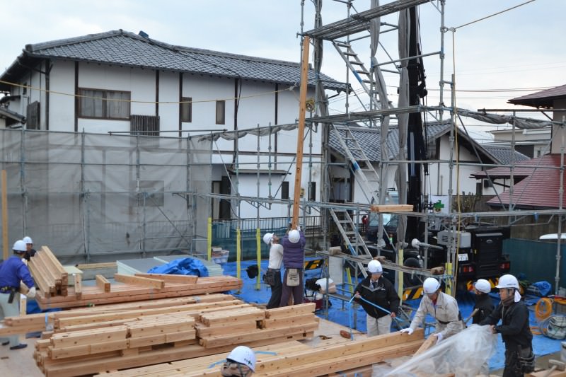 福岡県久留米市西町01　注文住宅建築現場リポート⑤　～上棟式～