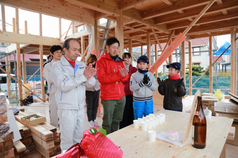 「久留米市西町01」注文住宅現場リポート⑤【上棟式】