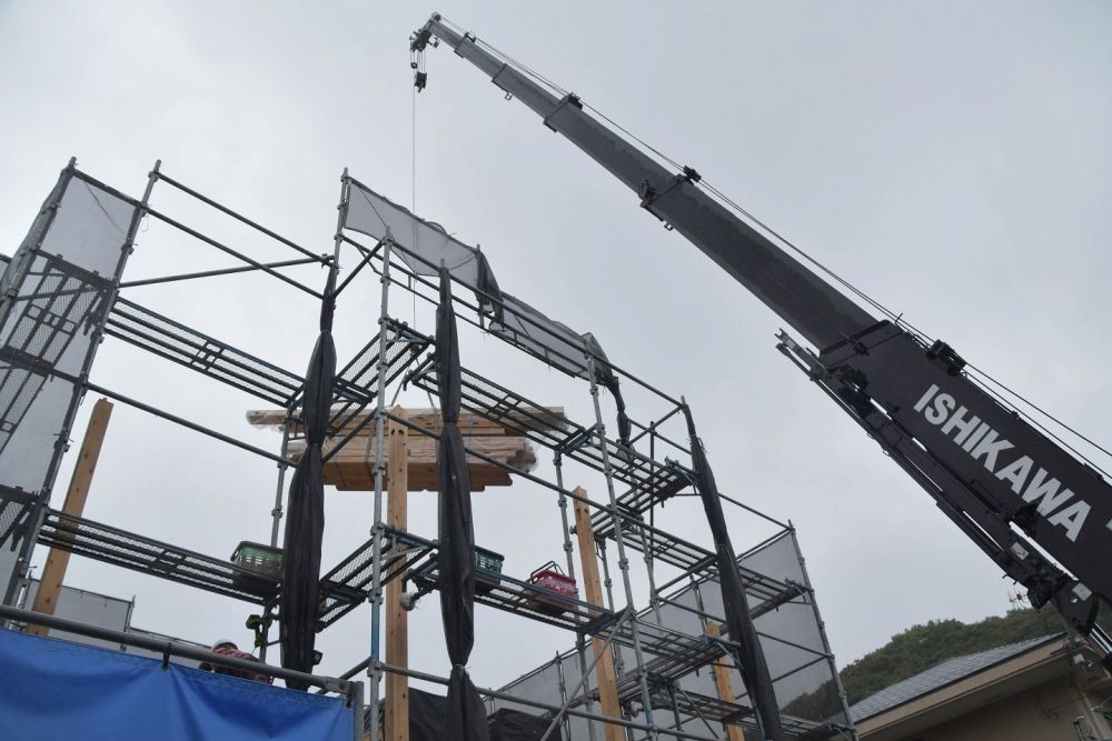「福岡市早良区東入部01」注文住宅現場リポート④【上棟式】