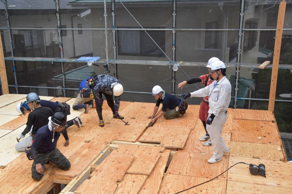 「福岡市早良区東入部01」注文住宅現場リポート④【上棟式】