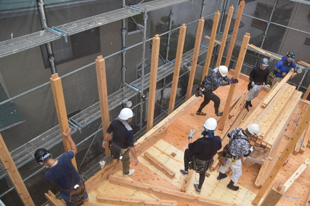 「福岡市早良区東入部01」注文住宅現場リポート④【上棟式】