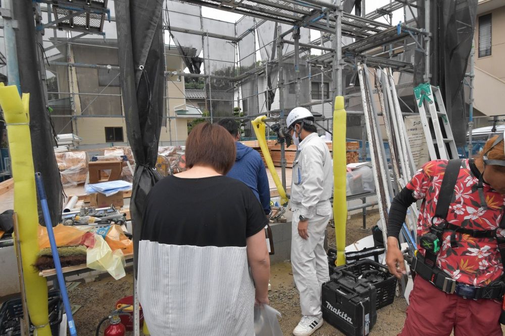 「福岡市早良区東入部01」注文住宅現場リポート④【上棟式】