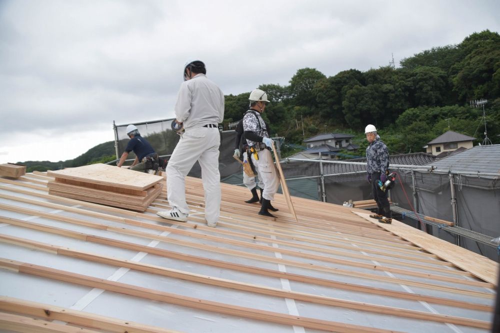 福岡市早良区東入部01　注文住宅建築現場リポート④　～上棟式～