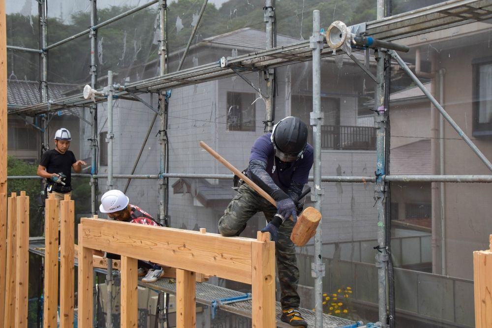 福岡市早良区東入部01　注文住宅建築現場リポート④　～上棟式～