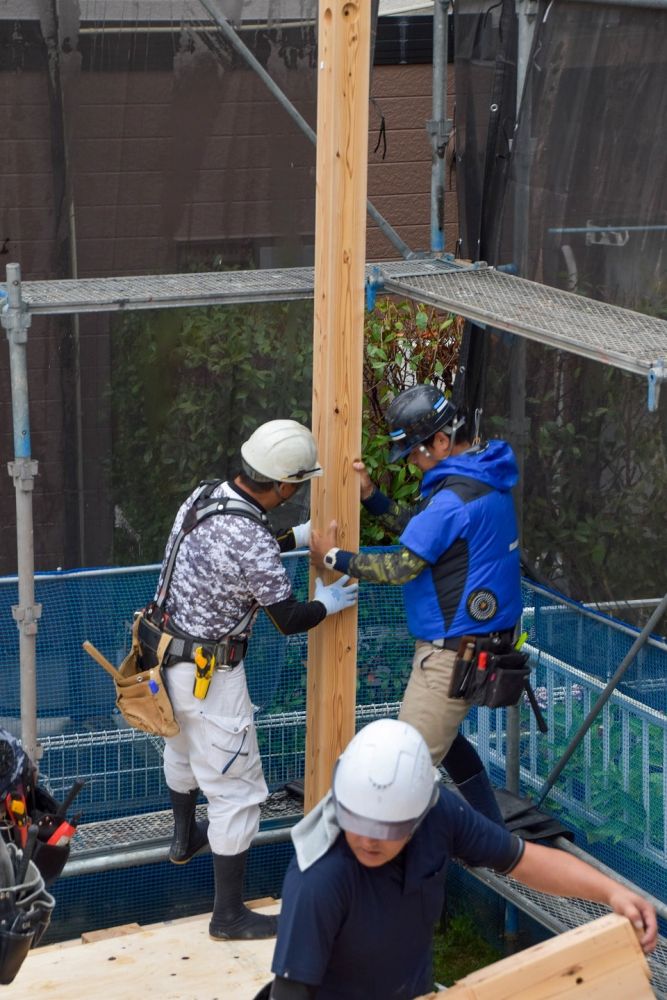 福岡市早良区東入部01　注文住宅建築現場リポート④　～上棟式～