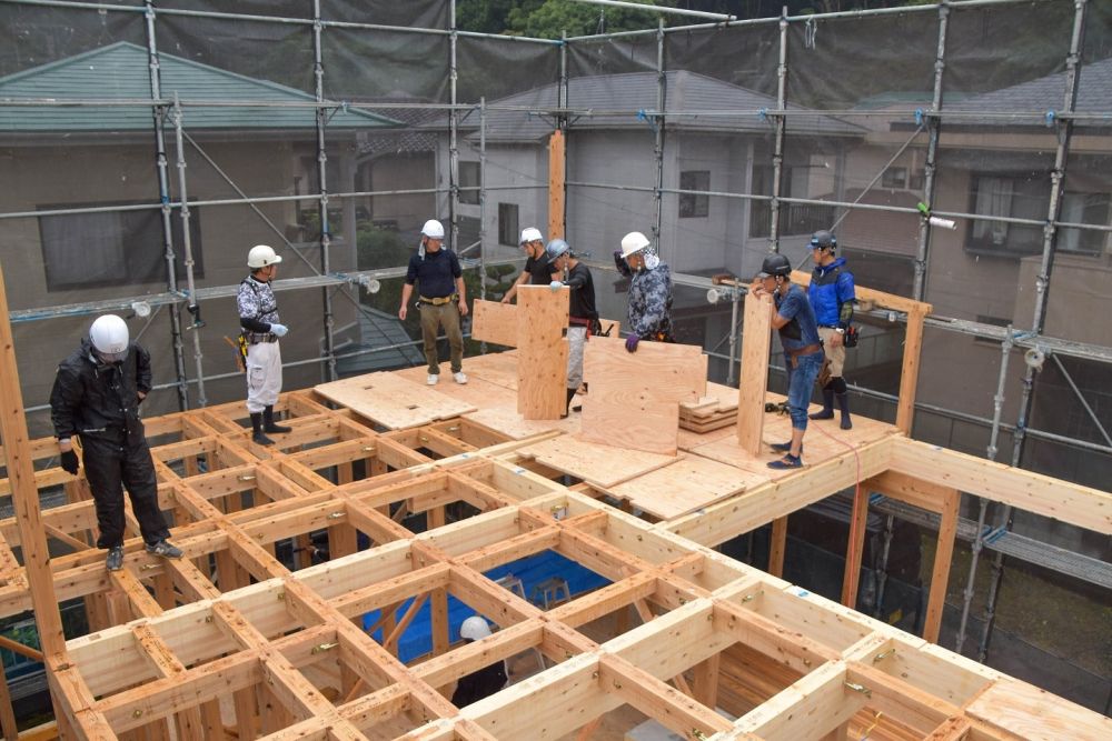 「福岡市早良区東入部01」注文住宅現場リポート④【上棟式】