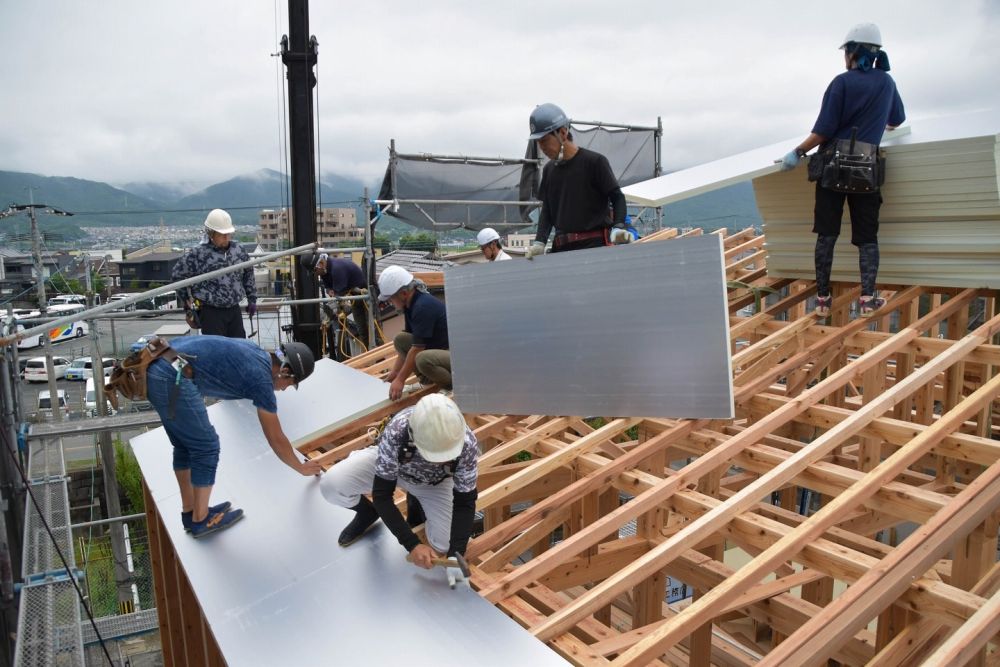 福岡市早良区東入部01　注文住宅建築現場リポート④　～上棟式～