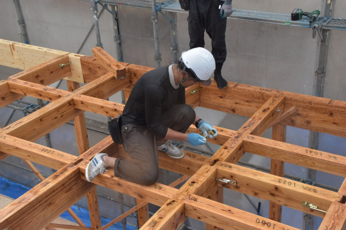 「福岡市南区五十川02」注文住宅現場リポート⑥【上棟式】