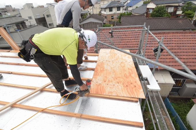 「福岡市南区五十川02」注文住宅現場リポート⑥【上棟式】