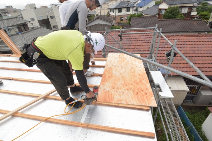 福岡市南区五十川02　注文住宅建築現場リポート⑥　～上棟式～