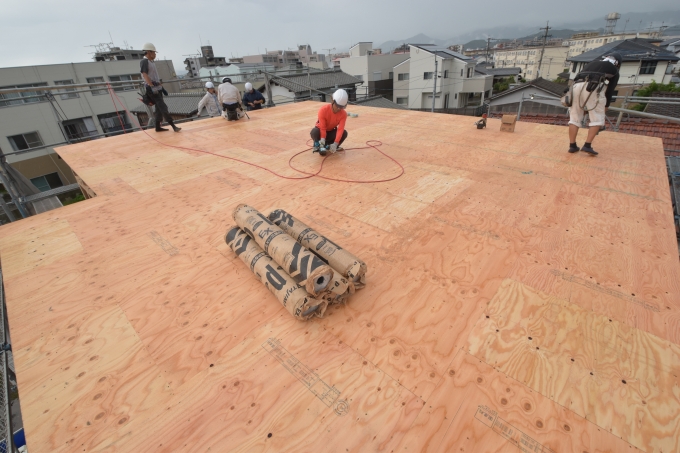 福岡市南区五十川02　注文住宅建築現場リポート⑥　～上棟式～