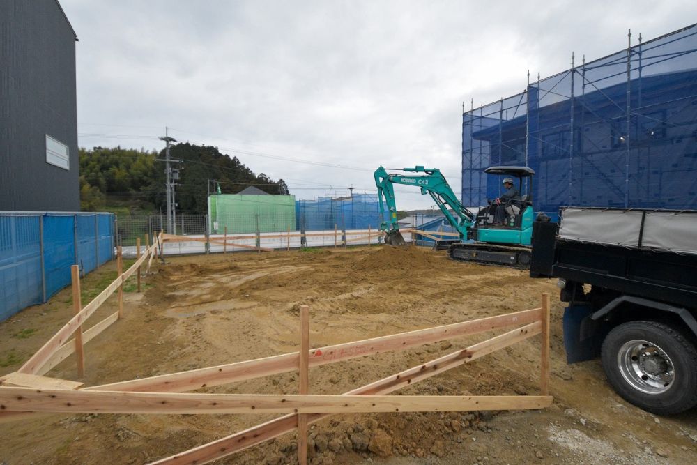 「古賀市05」注文住宅現場リポート②【基礎工事】【根切り】