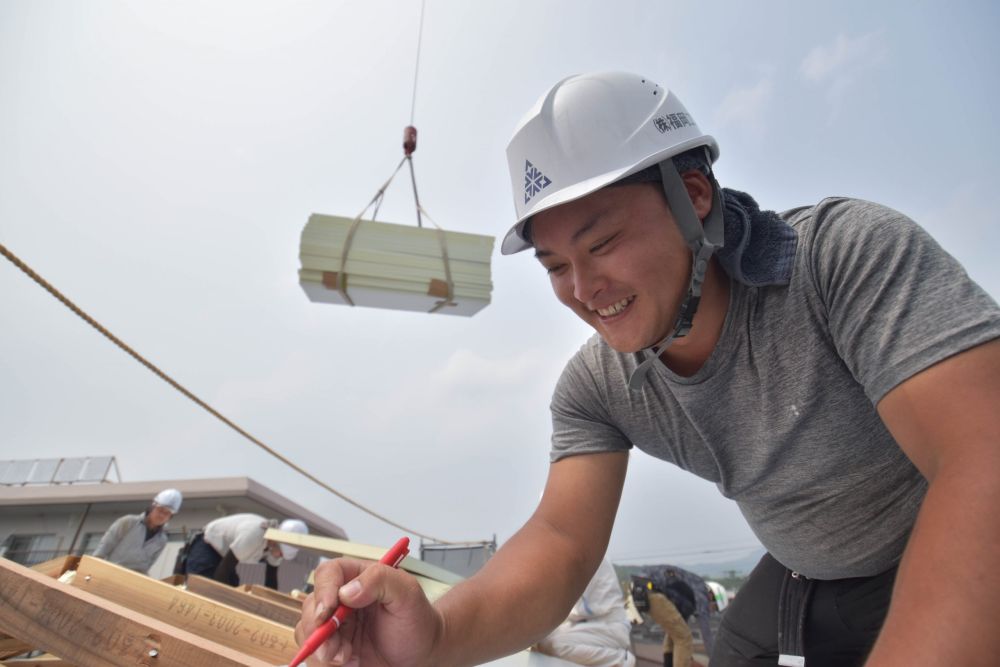 福岡県糟屋郡04　注文住宅建築現場リポート④　～上棟式～