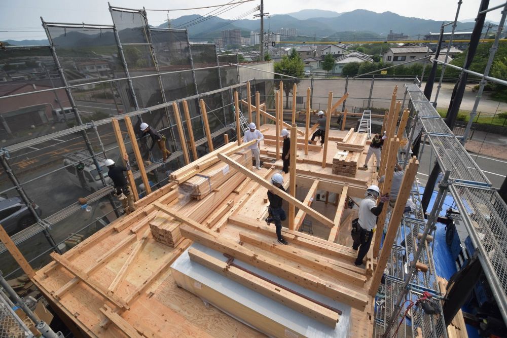 「糟屋郡04」注文住宅現場リポート④【上棟式】
