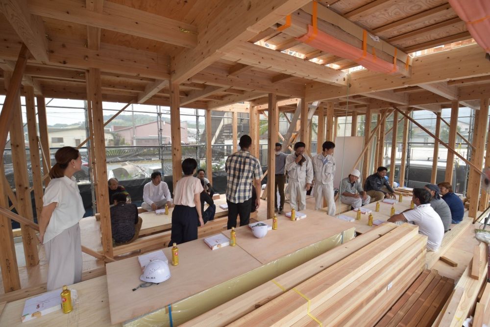 「糟屋郡04」注文住宅現場リポート④【上棟式】
