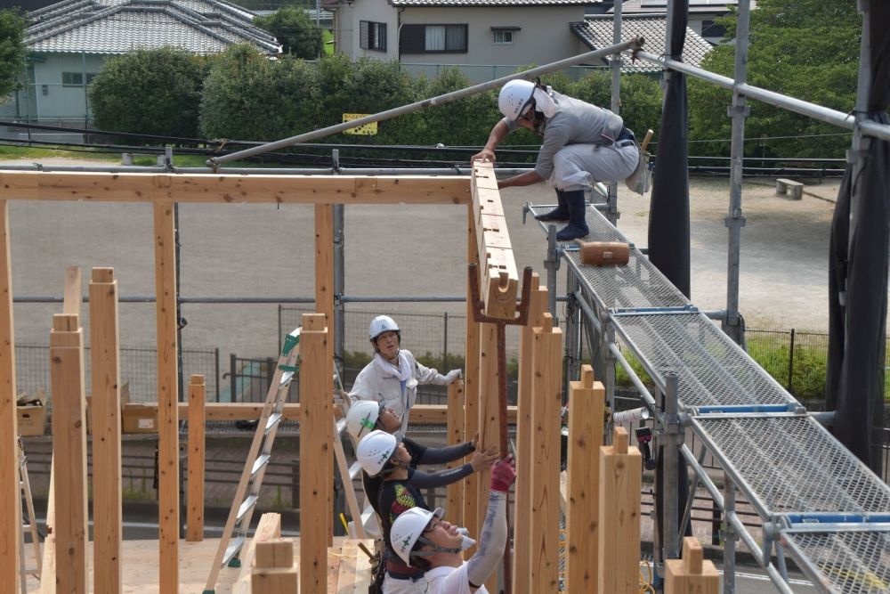 福岡県糟屋郡04　注文住宅建築現場リポート④　～上棟式～