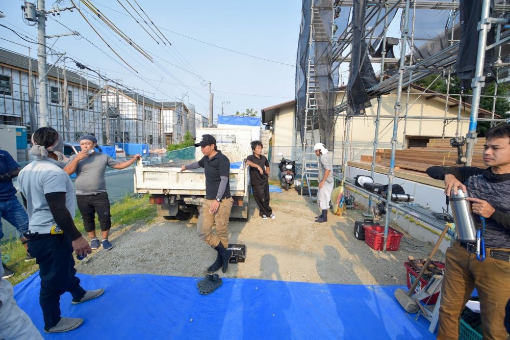 「糟屋郡04」注文住宅現場リポート④【上棟式】