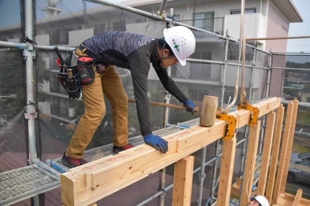 福岡県糟屋郡04　注文住宅建築現場リポート④　～上棟式～