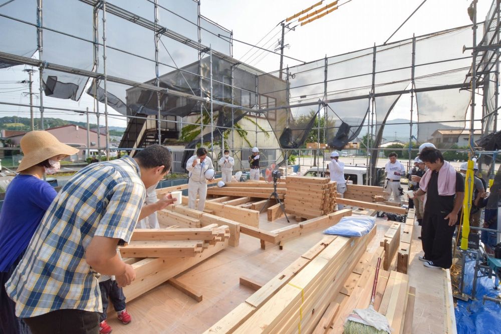 福岡県糟屋郡04　注文住宅建築現場リポート④　～上棟式～