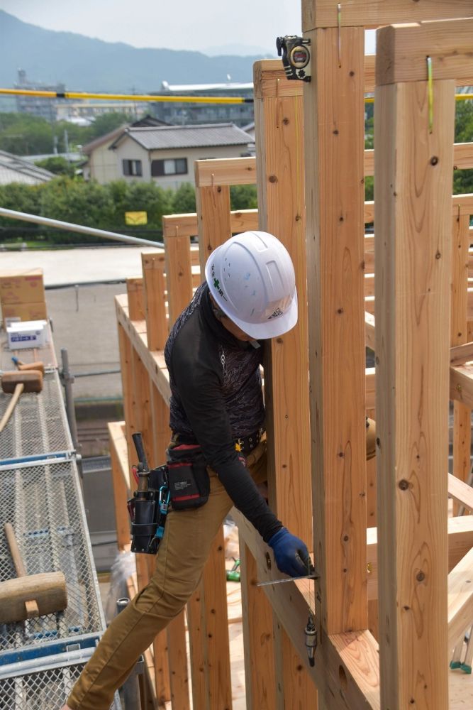 福岡県糟屋郡04　注文住宅建築現場リポート④　～上棟式～