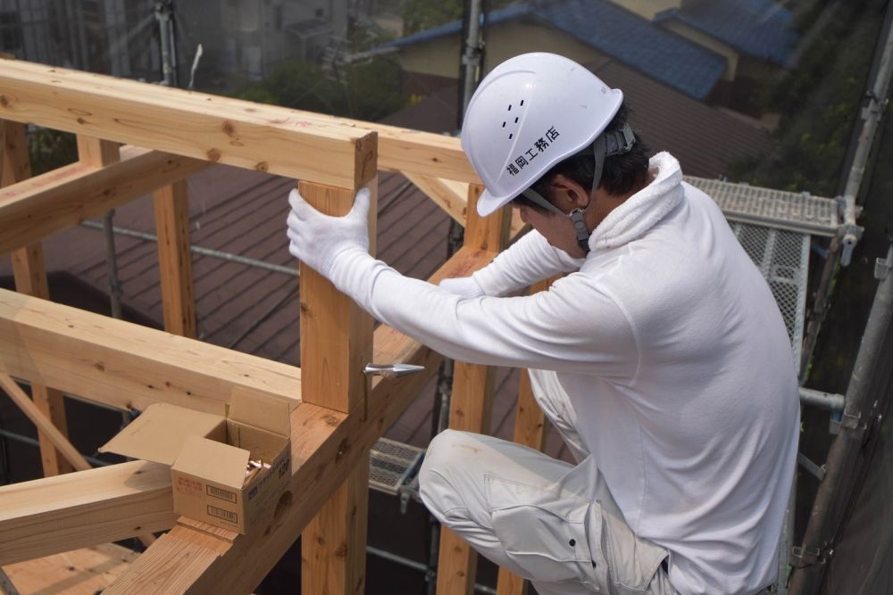 福岡県糟屋郡04　注文住宅建築現場リポート④　～上棟式～