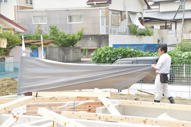 「糟屋郡03」注文住宅現場リポート③【木工事】【土台敷き】