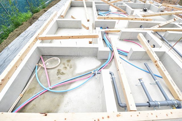 「糟屋郡03」注文住宅現場リポート③【木工事】【土台敷き】