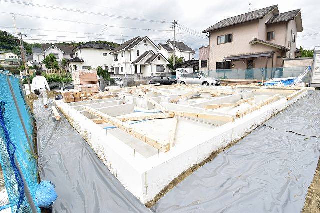 「糟屋郡03」注文住宅現場リポート③【木工事】【土台敷き】