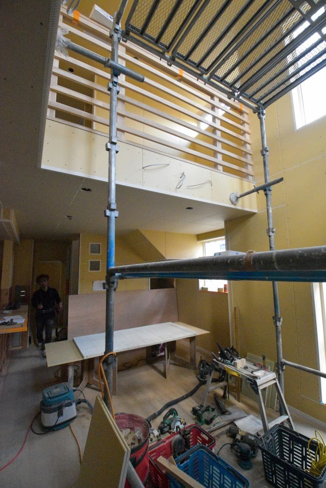 「福岡市城南区02」注文住宅現場リポート⑫【木工事】【石膏ボード】