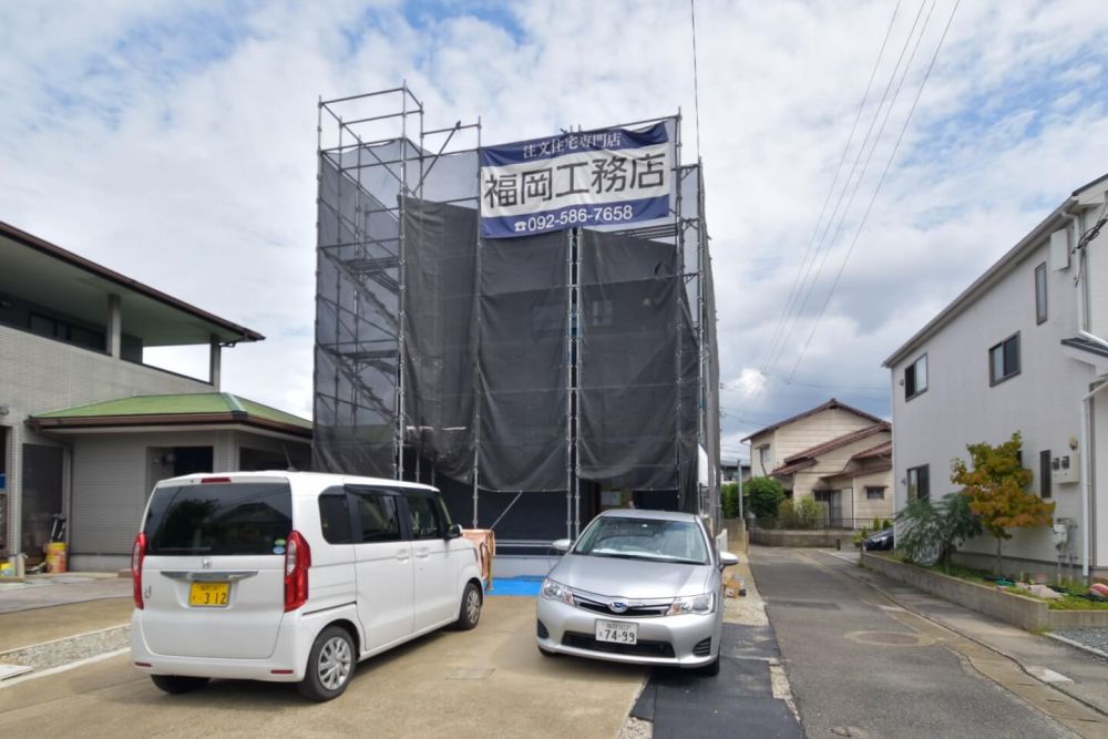 「福岡市南区22」注文住宅現場リポート⑥【木工事】【石膏ボード】