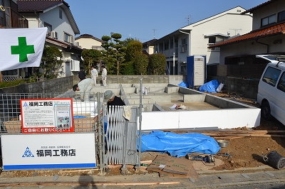 福岡市南区西長住01　注文住宅建築現場リポート②