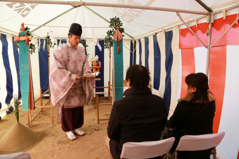 福岡県春日市02　注文住宅建築現場リポート①　～地鎮祭～