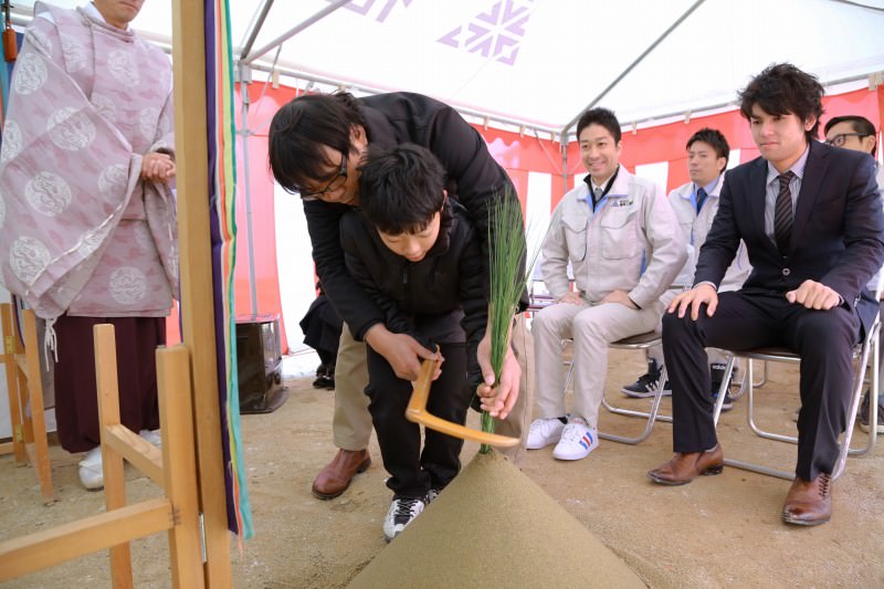 福岡県春日市02　注文住宅建築現場リポート①　～地鎮祭～