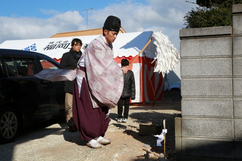 福岡県春日市02　注文住宅建築現場リポート①　～地鎮祭～