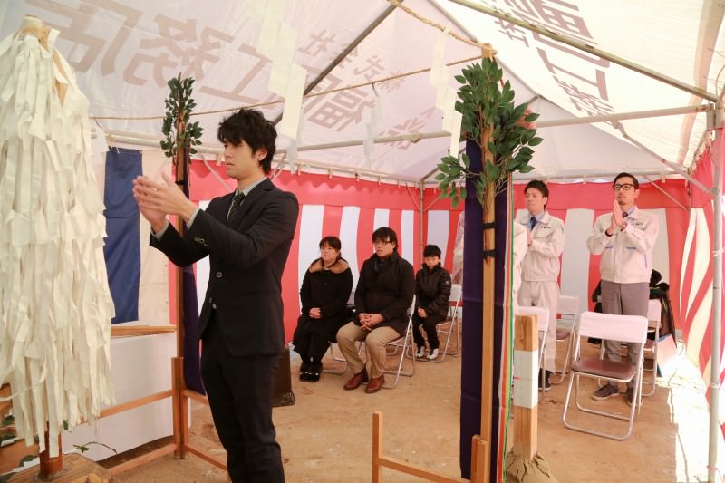 「春日市02」注文住宅現場リポート①【地鎮祭】