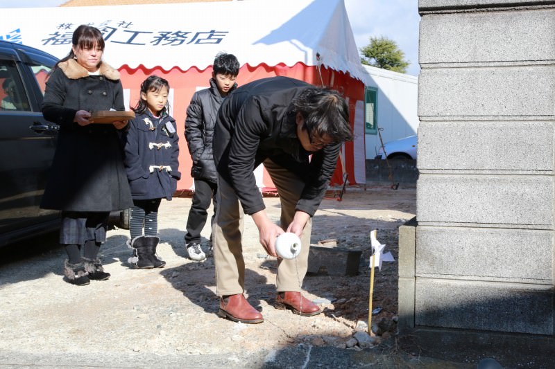 福岡県春日市02　注文住宅建築現場リポート①　～地鎮祭～