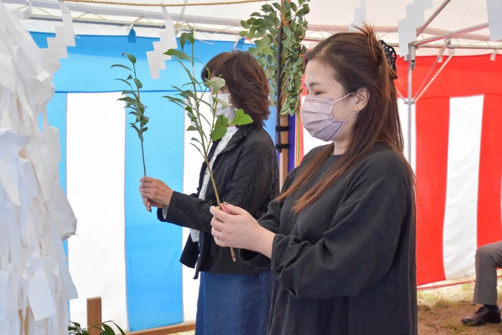 「福岡市早良区08」注文住宅現場リポート①【地鎮祭】