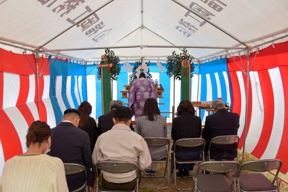 「福岡市早良区08」注文住宅現場リポート①【地鎮祭】