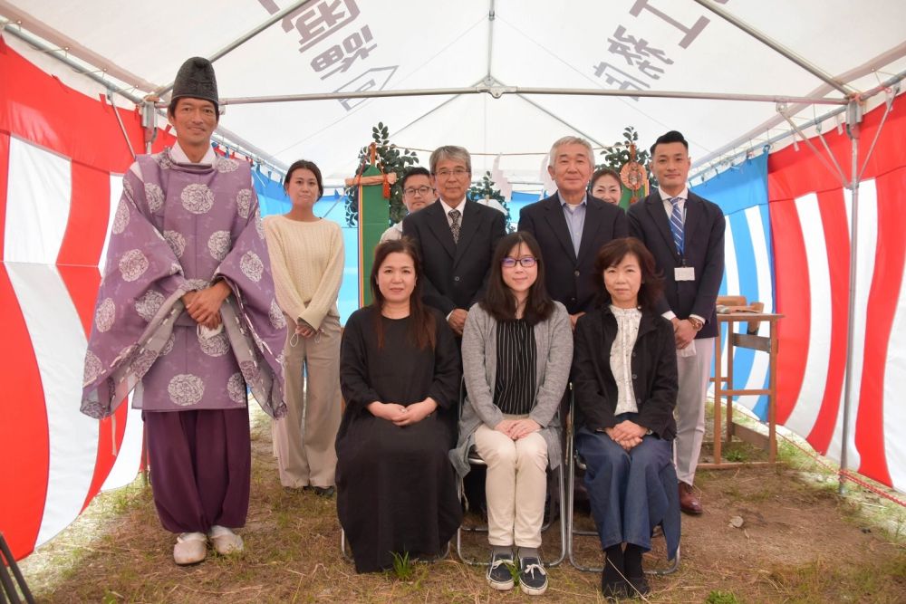 「福岡市早良区08」注文住宅現場リポート①【地鎮祭】