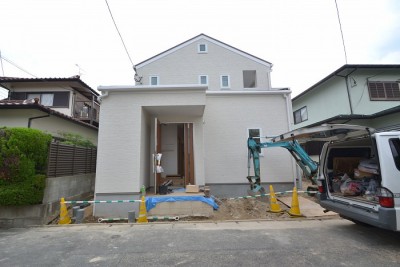 福岡市早良区01　注文住宅建築現場リポート⑰