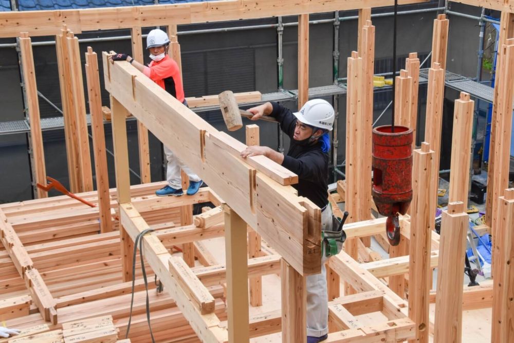 「福岡市東区09」注文住宅現場リポート⑤【上棟式】