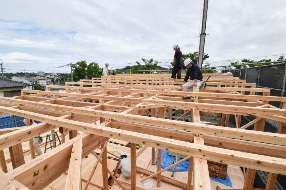 福岡市東区09　注文住宅建築現場リポート⑤　～上棟式～