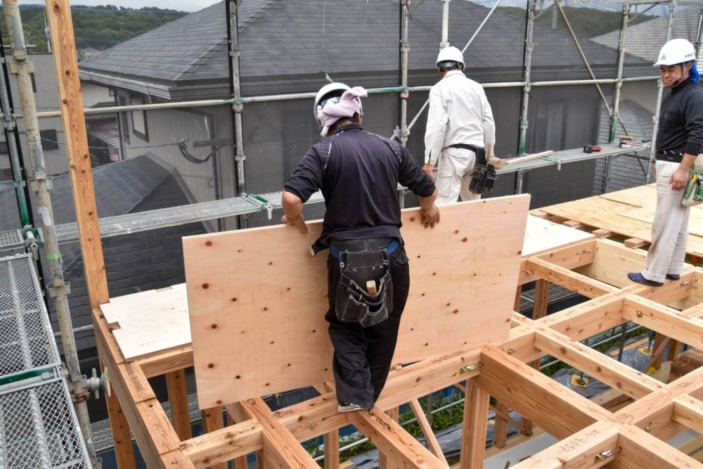 福岡市東区09　注文住宅建築現場リポート⑤　～上棟式～