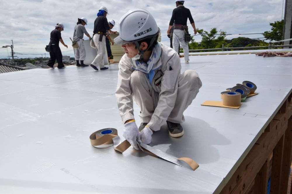 福岡市東区09　注文住宅建築現場リポート⑤　～上棟式～