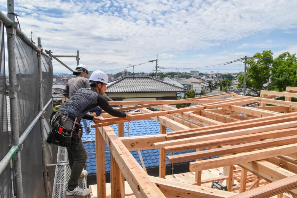 「福岡市東区09」注文住宅現場リポート⑤【上棟式】
