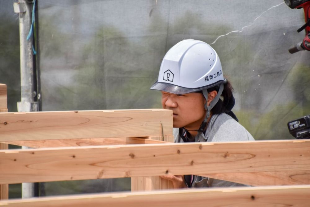 「福岡市東区09」注文住宅現場リポート⑤【上棟式】
