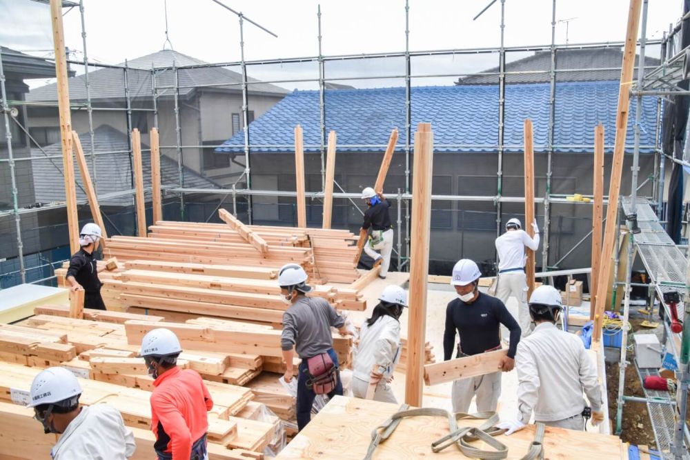 「福岡市東区09」注文住宅現場リポート⑤【上棟式】