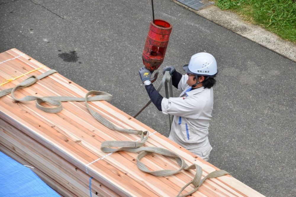 福岡市東区09　注文住宅建築現場リポート⑤　～上棟式～