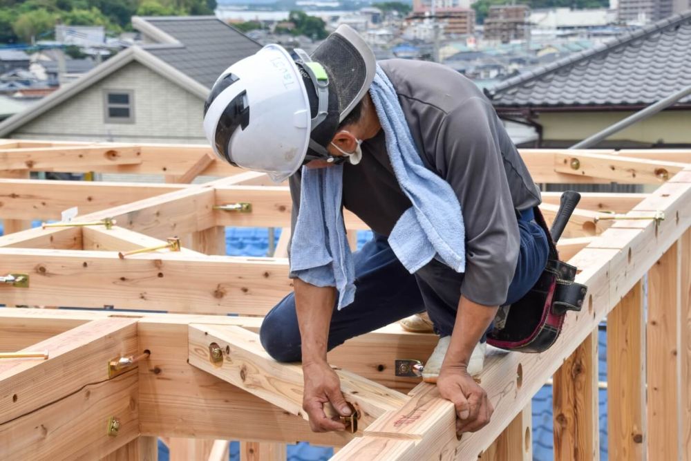 福岡市東区09　注文住宅建築現場リポート⑤　～上棟式～